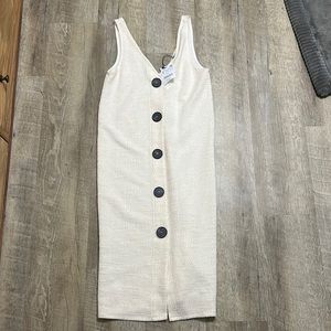 Zara dress button down tweed